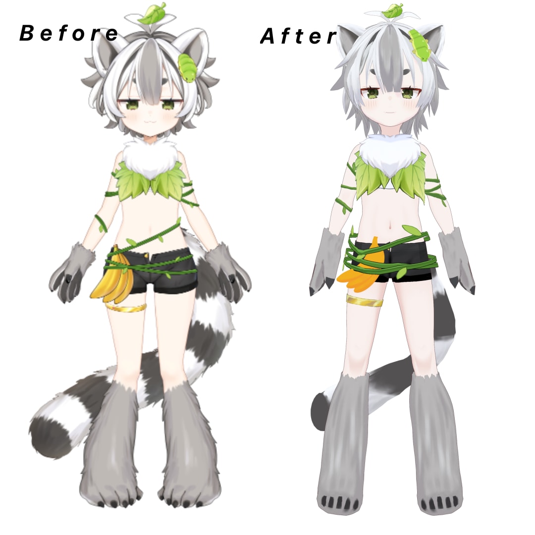 Vtuberさん向け3Dモデルつくります vroidで配信、MMDやVRchatで使えるモデル制作 イメージ2