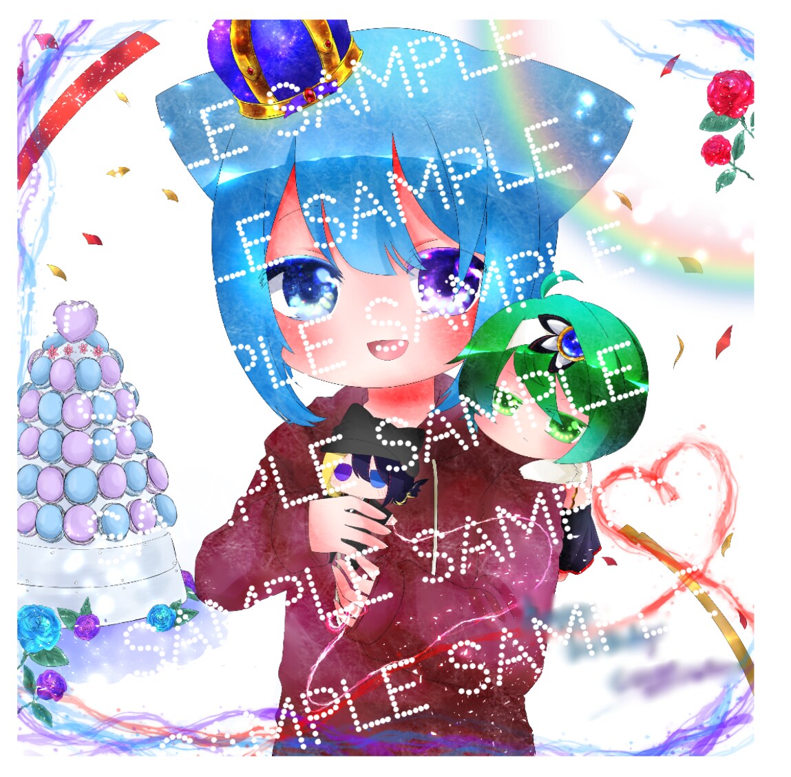 Twitter、LINEのアイコンを描きます 創作、版権イラスト承ります！ファンタジーから現代キャラまで！ イメージ3