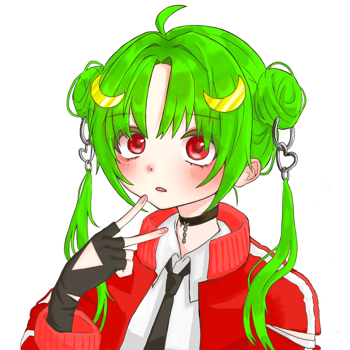 女の子のアイコン用イラスト、コテキャを描きます ご依頼通りに可愛らしいキャラクターを描きます イメージ1