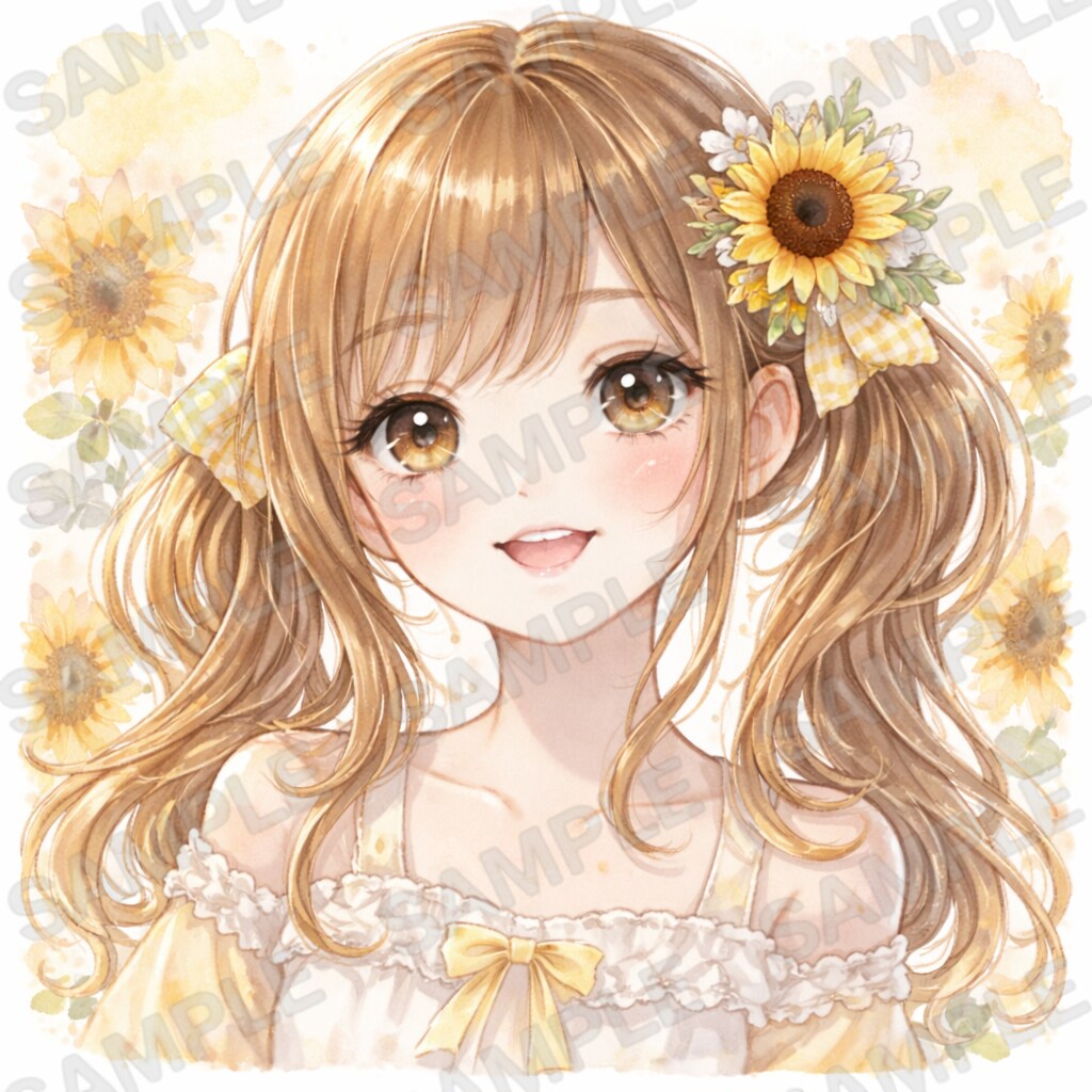 SNSアイコンを制作・販売します 既製品（完成済のアイコン）と、内容を限定したオーダーの2種類 イメージ1