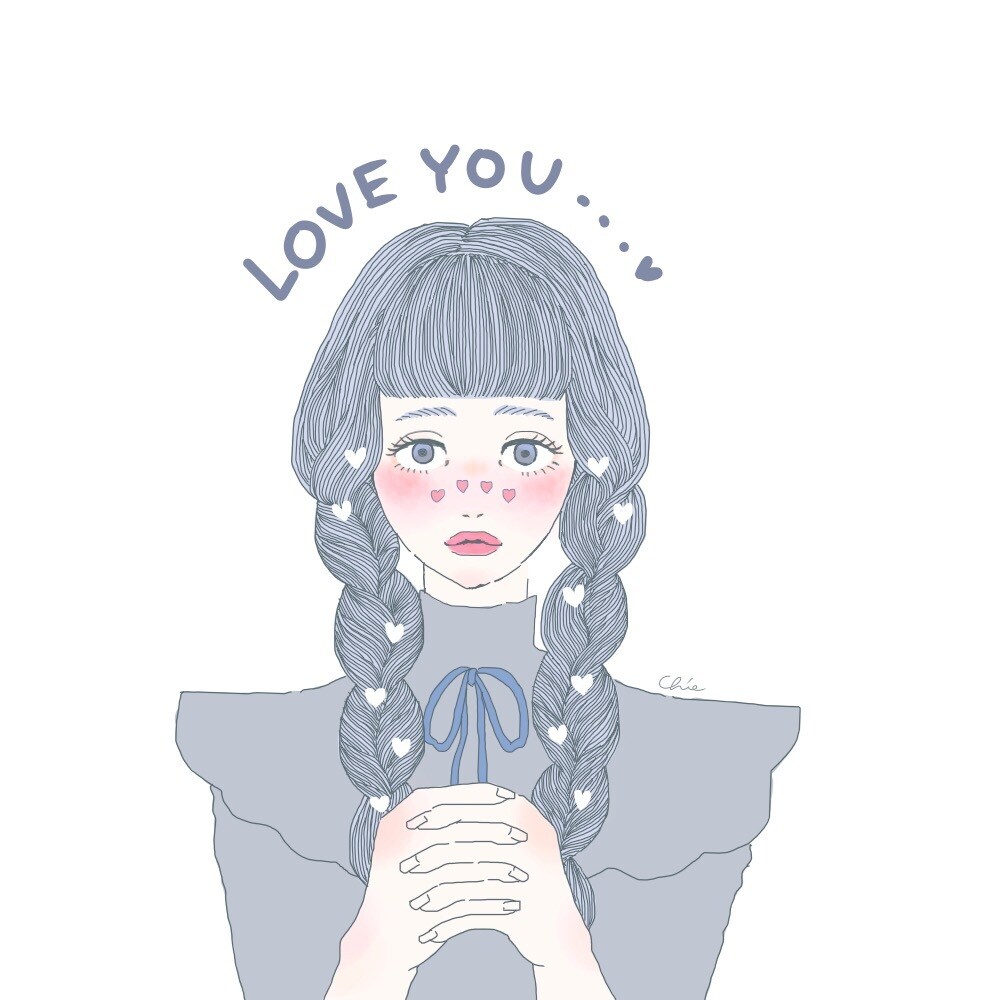 商用利用可！可愛くてお洒落な女の子絵を描きます ポストカード、Tシャツデザインにも！今だけアイコン作成無料！ イメージ7