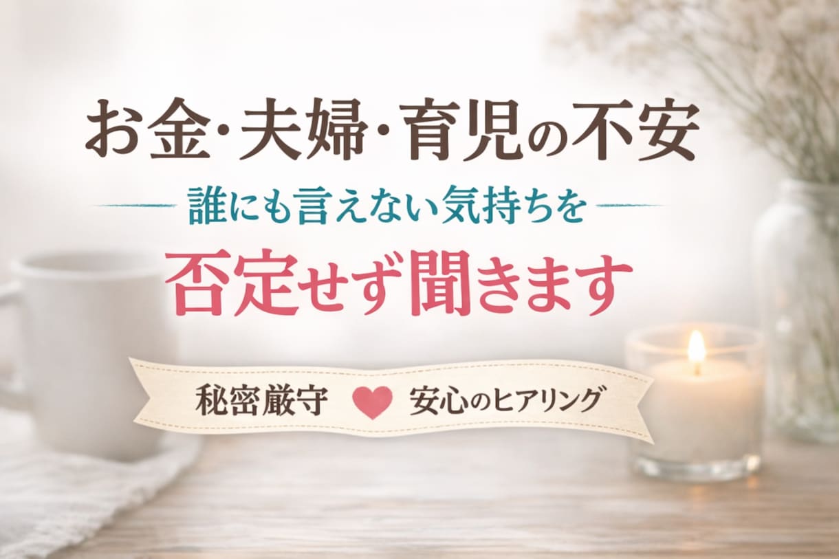 ママの心の相談室＊誰にも言えない悩みお聞きします ママの味方です。孤独な気持ち、ここで話して楽になりませんか？ イメージ1