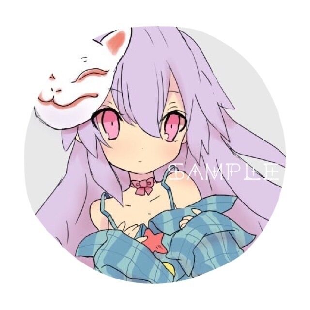 お好きなキャラの萌えアイコン描きます 【SNSなどのアイコンをお探しの方へ】 イメージ1