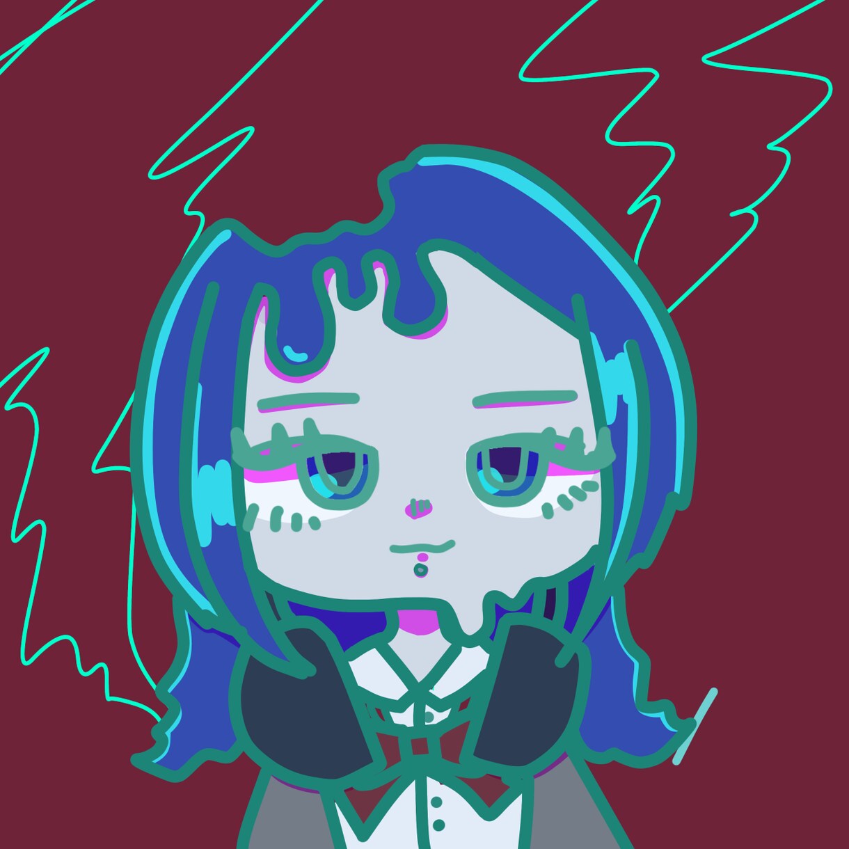 ポップで病みかわなイラスト描きます あなただけの個性をアイコンにしてみせます イメージ6