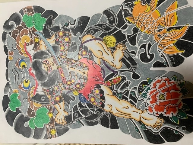 和風な絵(刺青画)を販売します 絵を書いています！なにかあればご連絡ください！ イメージ1