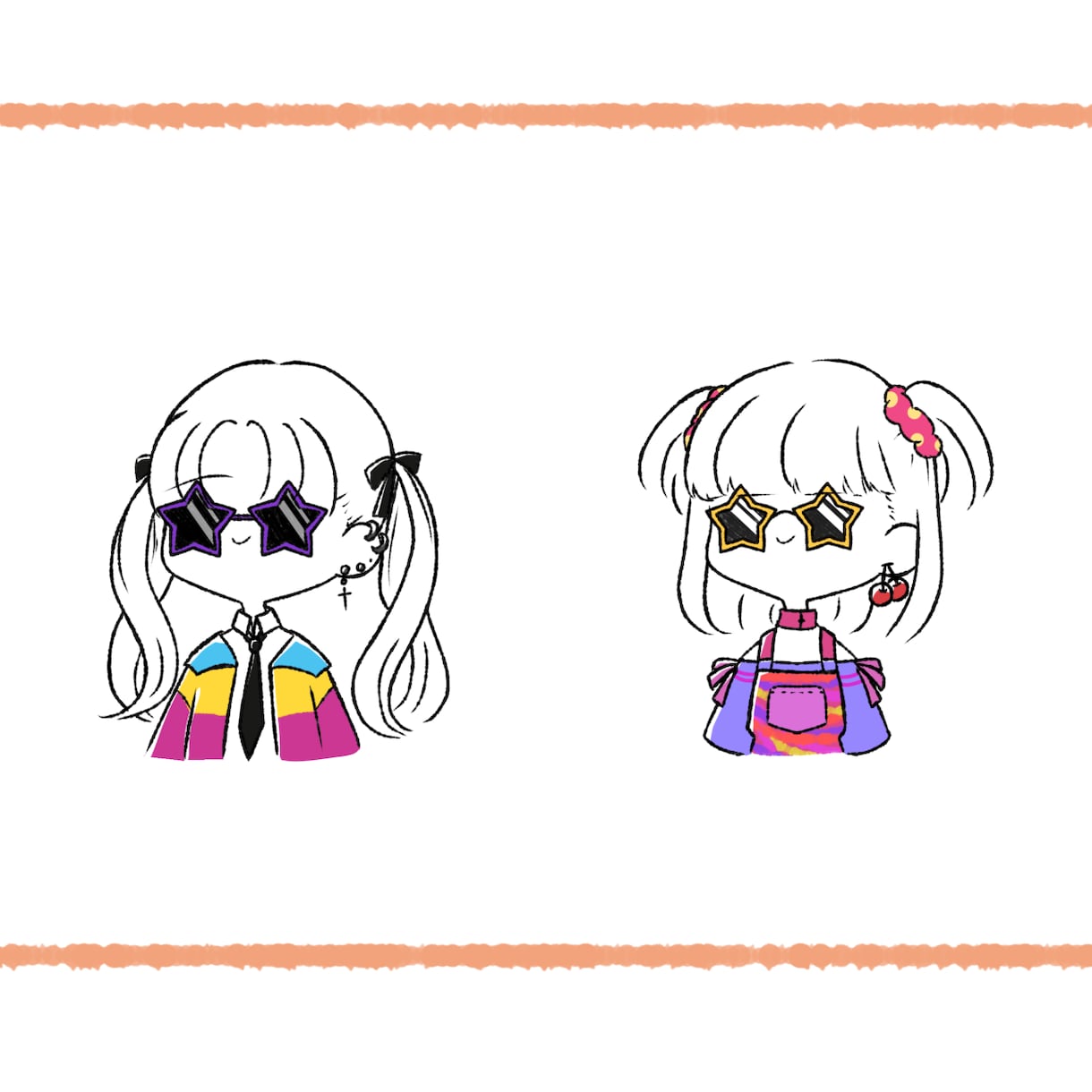 ラフでゆるめな人物イラスト描きます SNSでのアイコンにぴったりです！ イメージ3