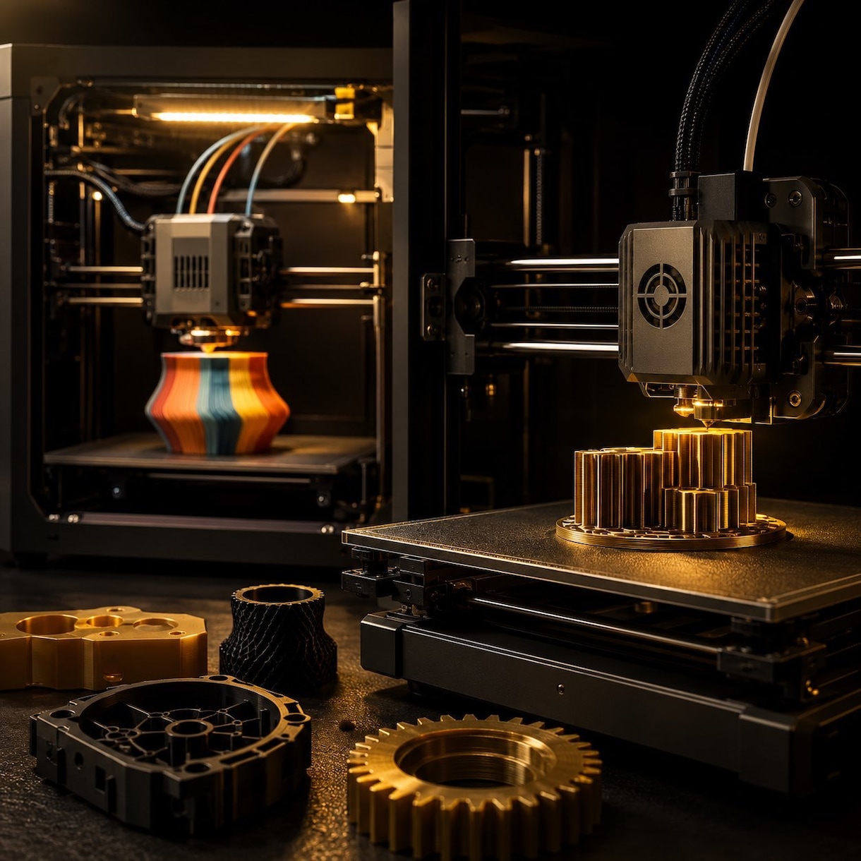 3Dプリント出力代行2台体制で高品質・多色印刷ます データお預かりして検品・写真確認まで丁寧に対応します イメージ1
