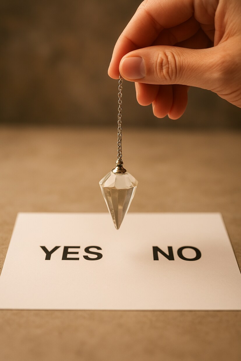迷ったときに！YES/NO・月・%・AorBみます 仕事、恋愛等ペンデュラムダウジングでお答えします イメージ1