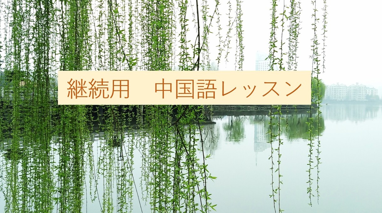 継続用　中国語レッスンをいたします 二回目以降のレッスン（継続用）は1500円/時間になります。 イメージ1