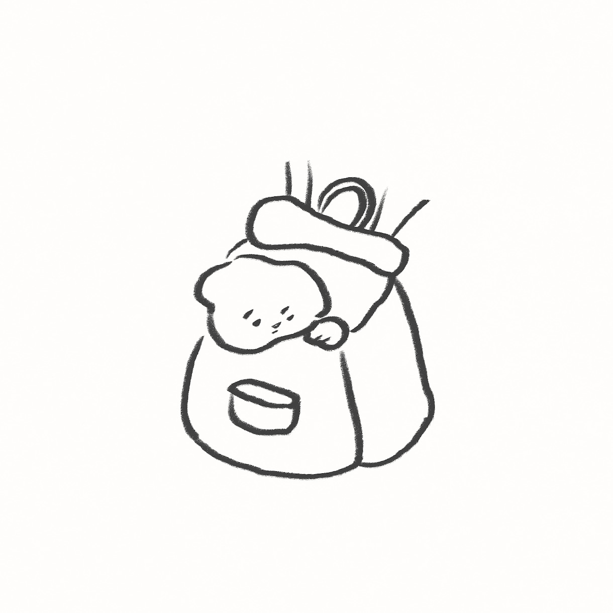 シンプルでやさしい線画でアイコンやロゴを作成します あたたかみのあるイラストに仕上げます◎ イメージ3
