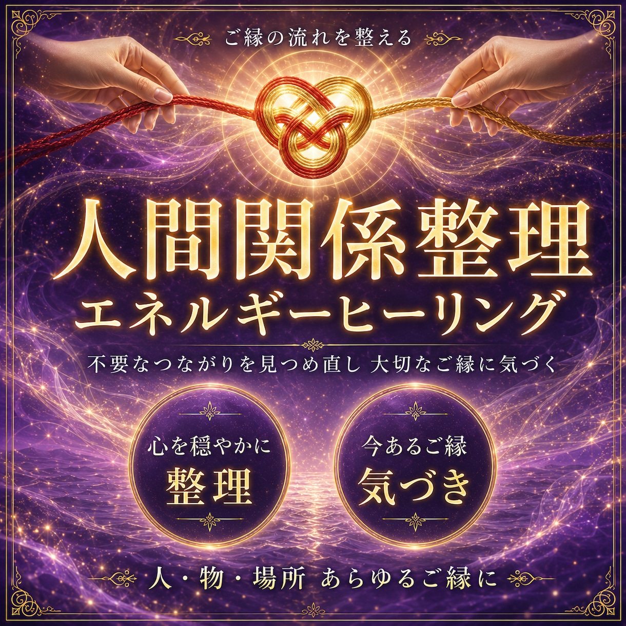 人間関係整理のエネルギーをお届けします 人間関係を整理し周波数を整えたい方へエネルギーヒーリング イメージ1