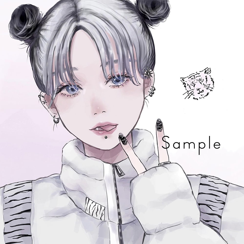 目を引くアイコンイラスト制作します おしゃれな女の子のイラスト作成します！お気軽にご相談ください イメージ5