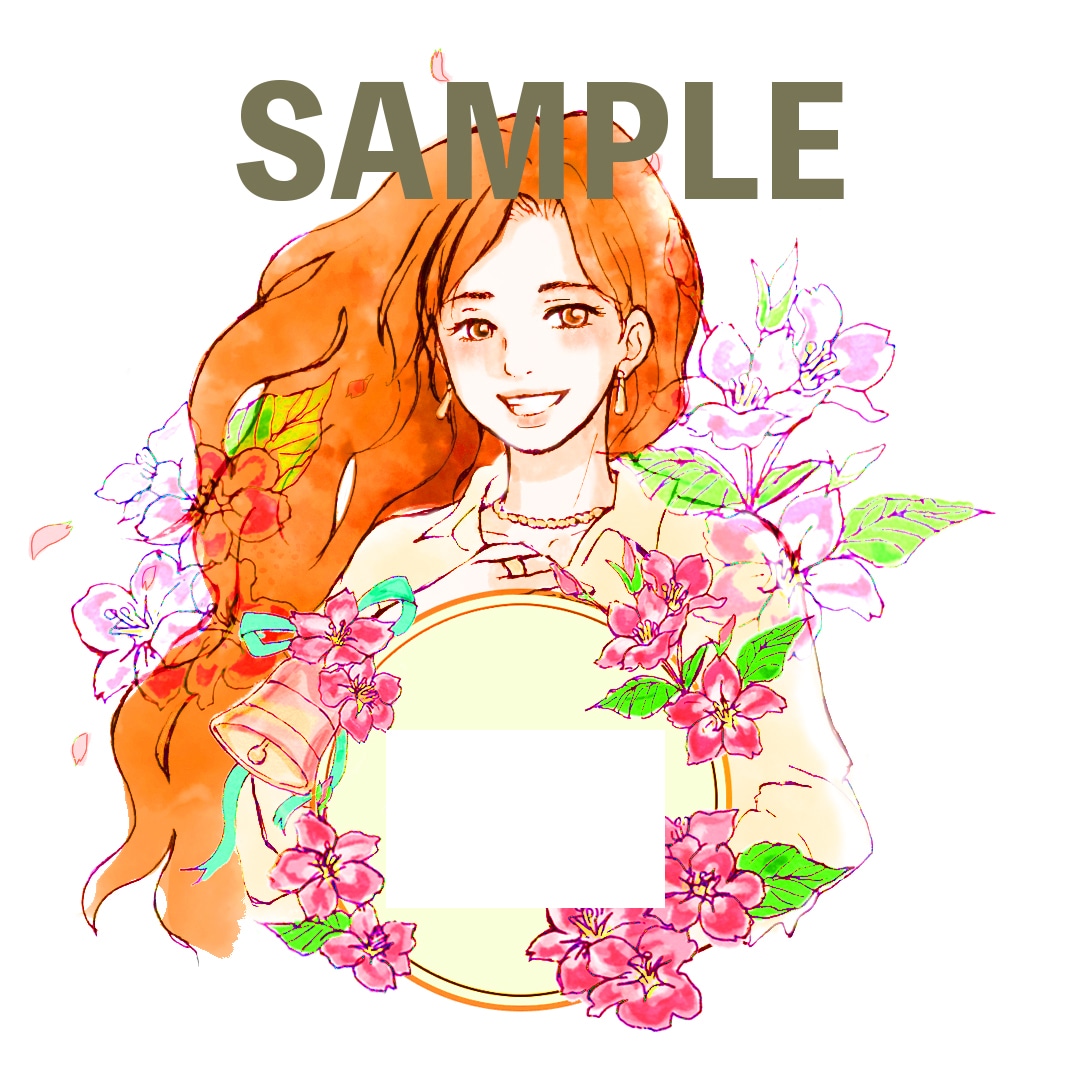 SNSアイコンやブログに最適なイラスト描きます ⚫️SNSアイコン、似顔絵、商用OK！女性向け イメージ6