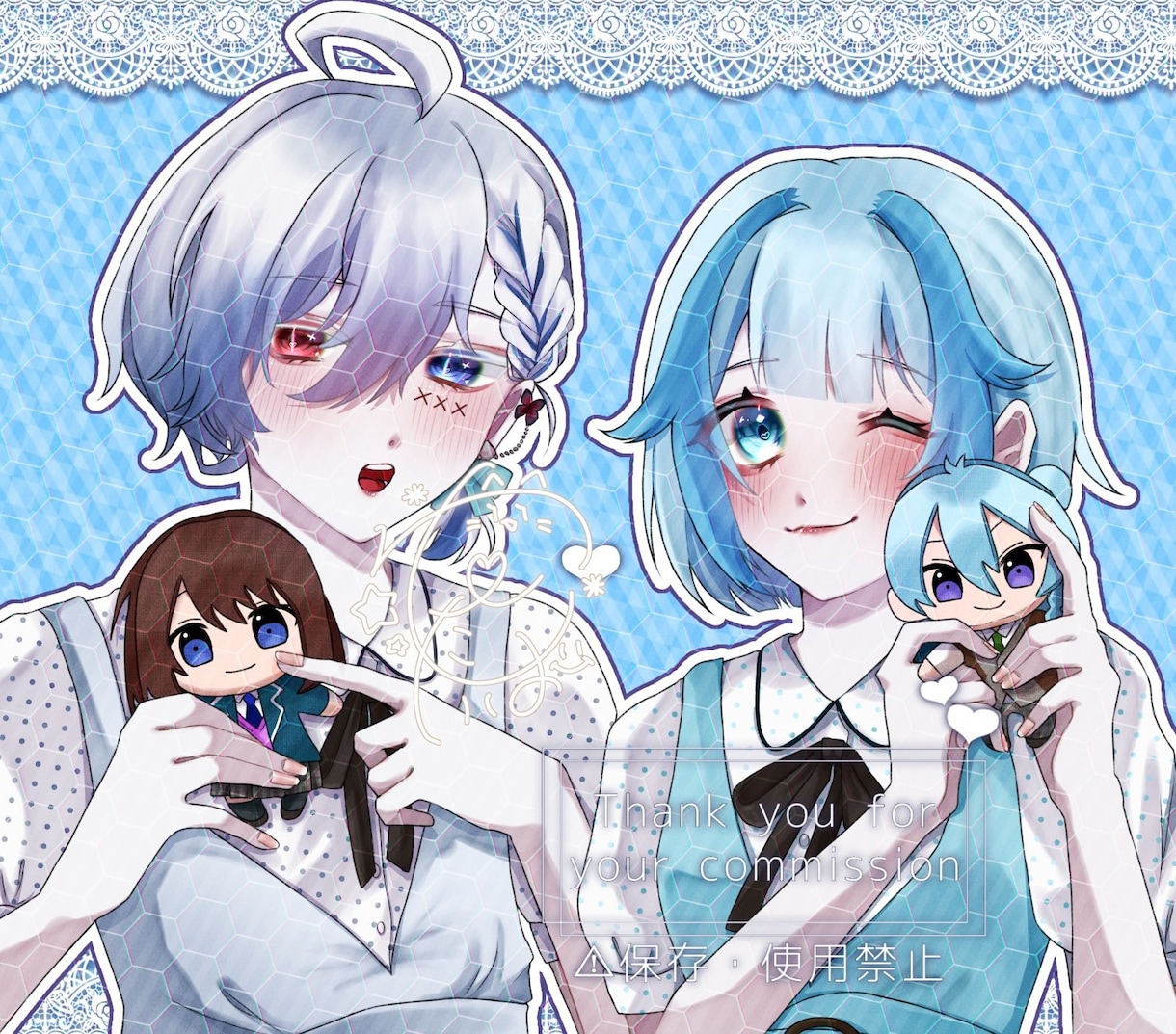 キラキラ可愛い絵をお届けします 貴方の"夢"を形にさせてください‪‪❤︎‬ イメージ4