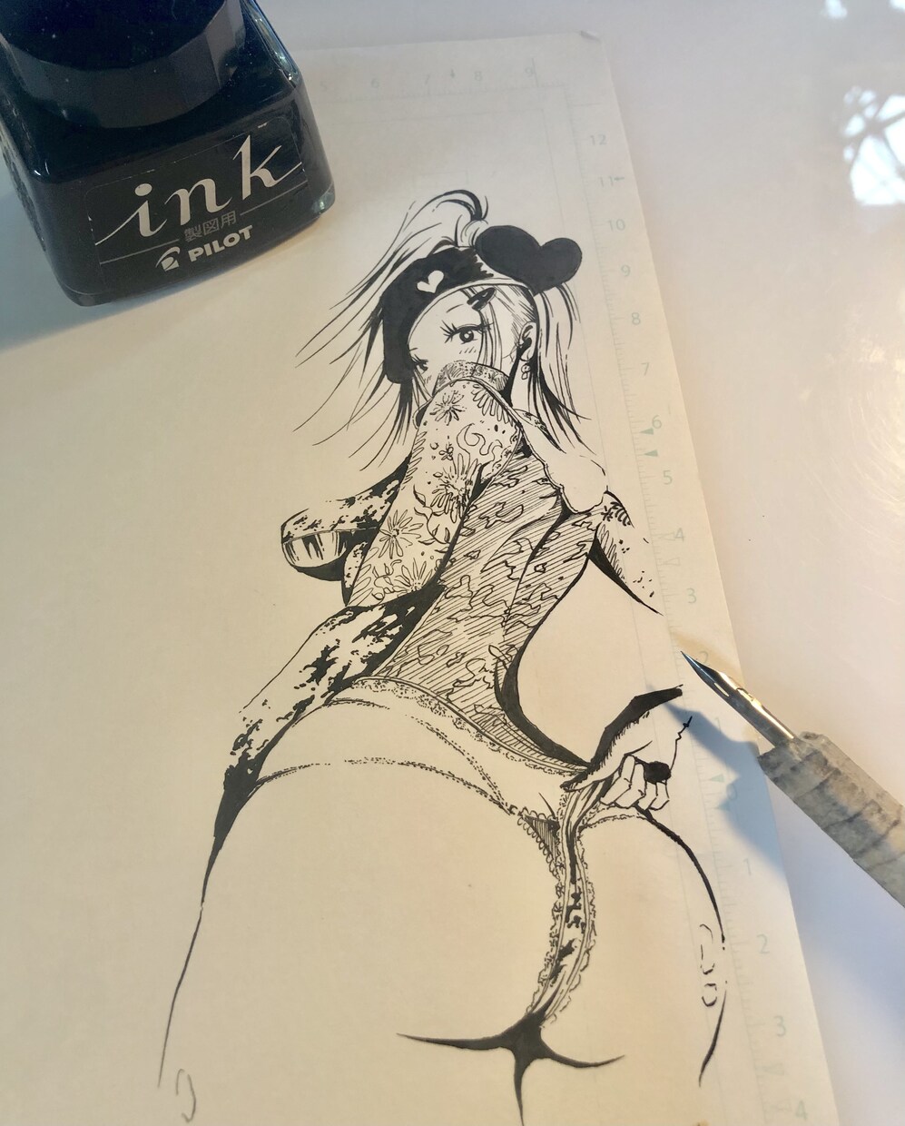 可愛い女の子・ヒロイン描かせていただきます 唯一無二のアナログ原稿にして原画を納品します！データ化あり！ イメージ9