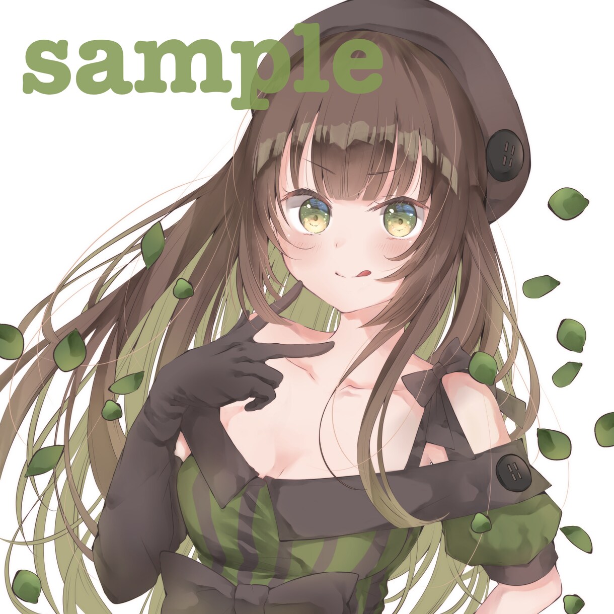 可愛い女の子キャラクターのアイコン描きます 【SNSやLINEのアイコンなど】 イメージ5