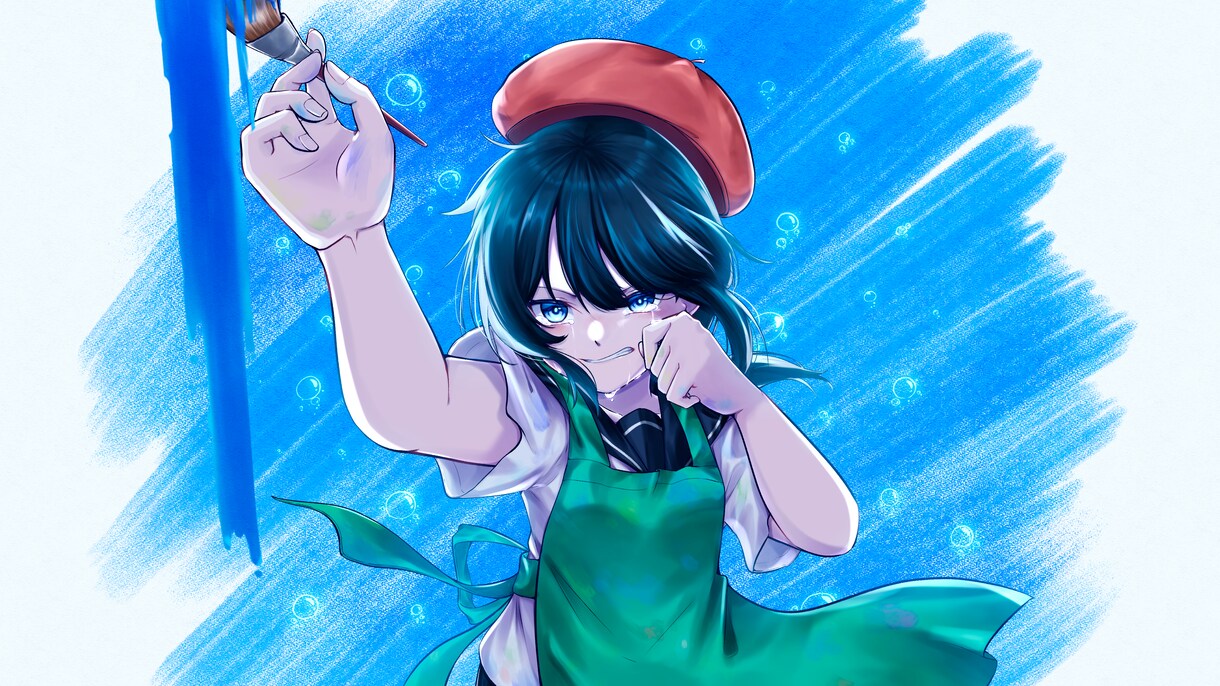 イラストを制作いたします オリジナル曲や歌ってみたのMV用、アイコン、グッズ絵などに！ イメージ7