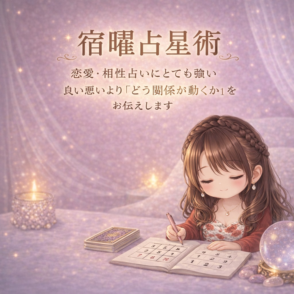 宿曜占星術・深堀鑑定・貴方とお相手のご縁みます 宿曜でわかる、あなたとお相手の魂の物語恋愛相性占い イメージ1