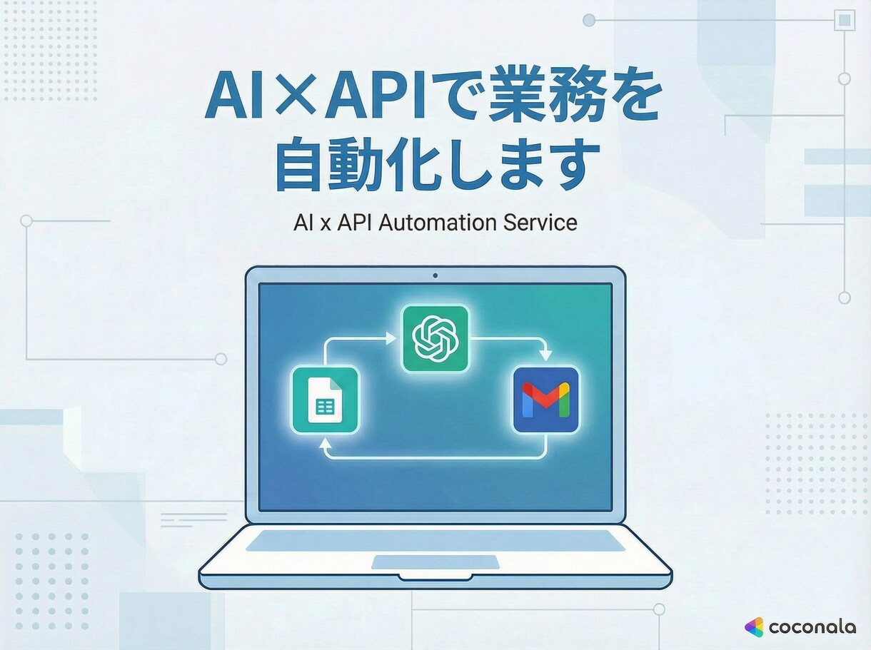 AIを使った業務自動化ツールを作ります 議事録・メール・レポートをAIが自動生成 イメージ1