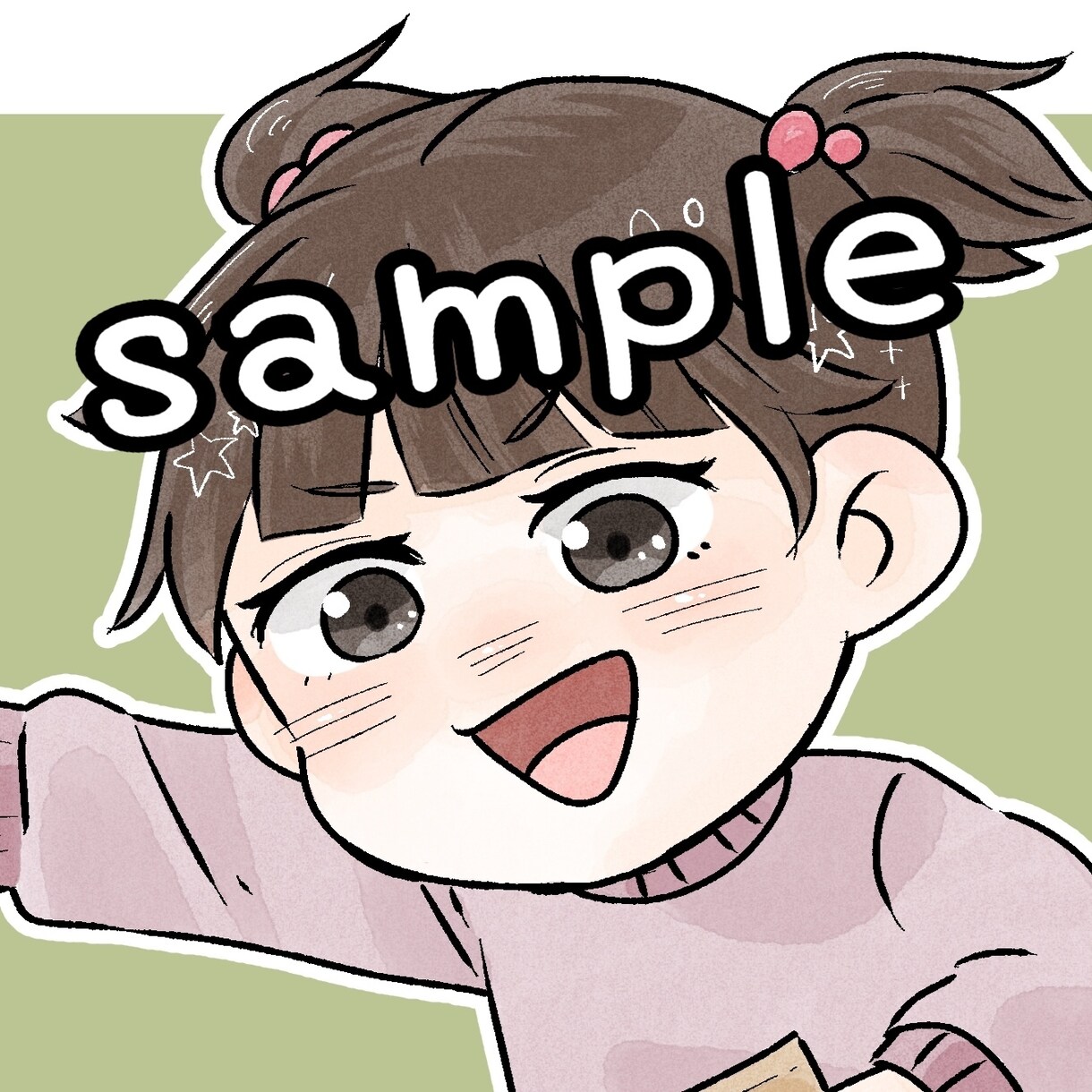 かわいいイラストを描きます SNSのアイコンや挿入画に、かわいいイラストをお届けします！ イメージ6