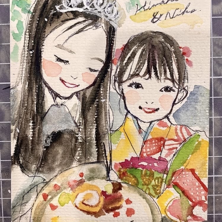 似顔絵｜原画｜丁寧にお描きします 【期間限定】犬猫人物ペット可 プレゼントにも イメージ3
