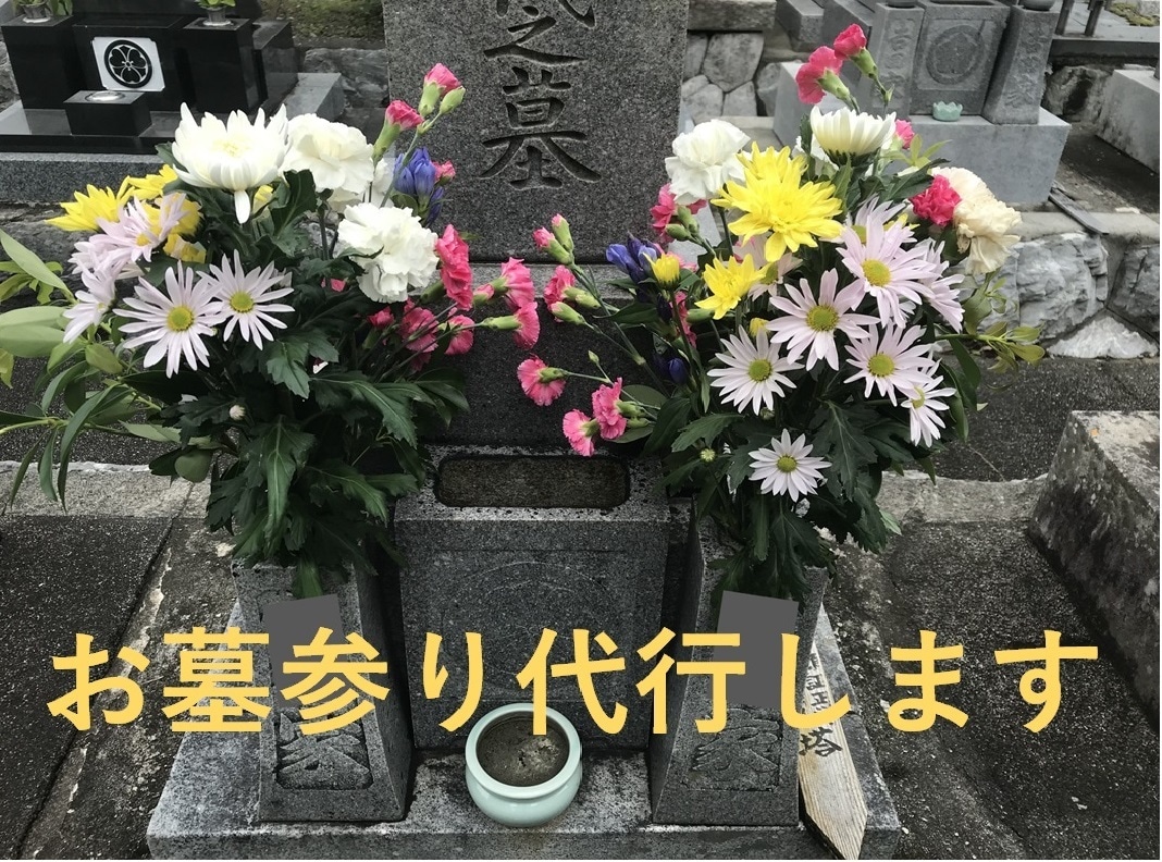 年12回　静岡県、愛知県のお墓参りを代行します なかなか行けないお墓参りを代行します イメージ1