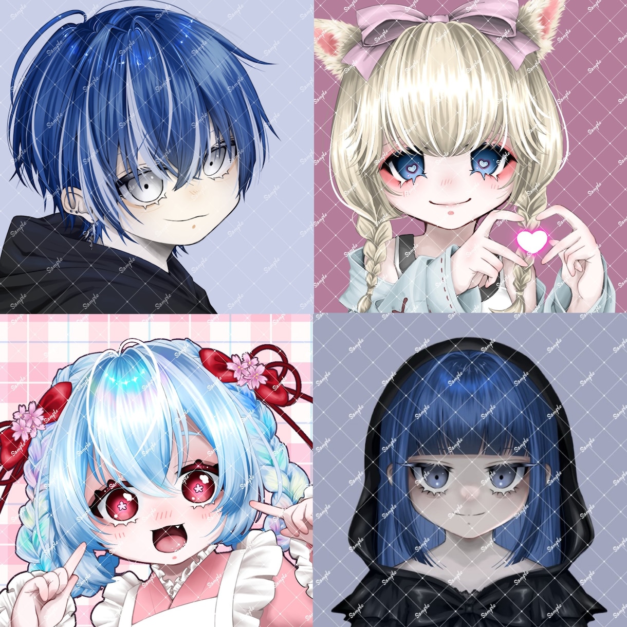 かわいいミニキャラかきます アイコン〜サムネイルなど色々な用途で使えます イメージ4