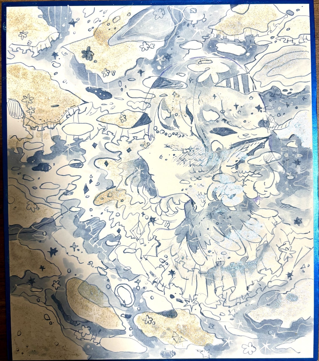 世界に一つだけのきらきら原画を描いて送ります コレクションやプレゼントにどうぞ！ イメージ1