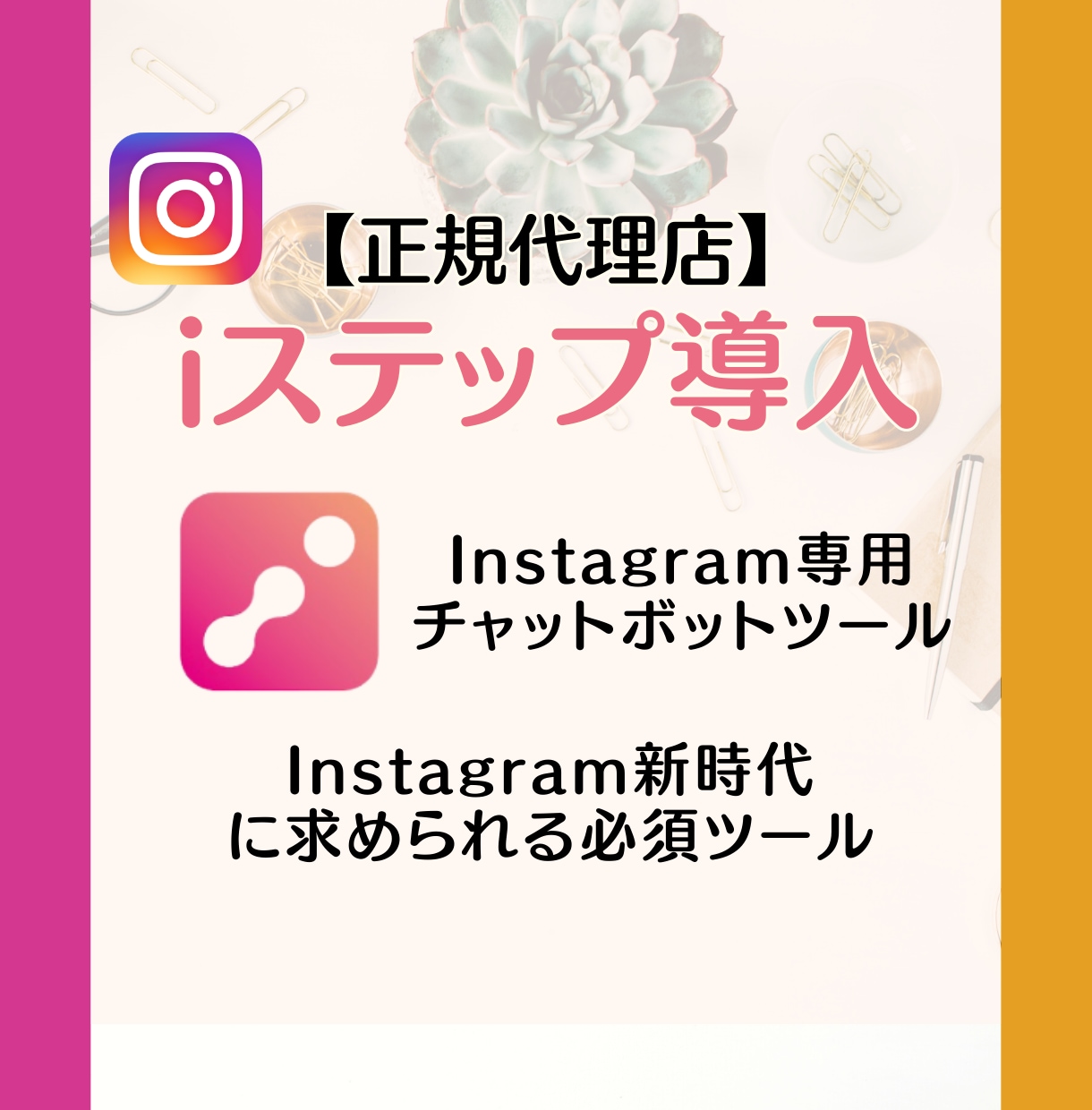 iステップ導入を【正規代理店】が全面サポートします Instagram新時代の必須ツール！アカウントを伸ばします イメージ1