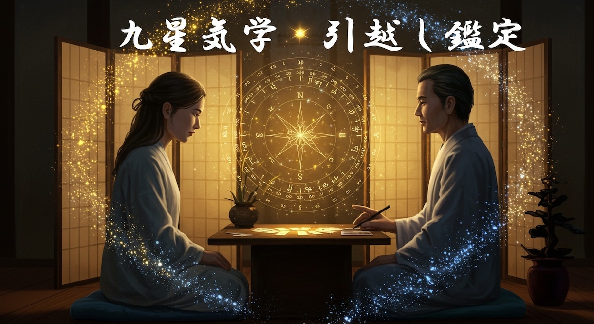 引越しの不安をなくし、運を掴む九星気学で鑑定します 引越しの迷いや不安をやさしく解消する、安心の吉方位案内 イメージ1