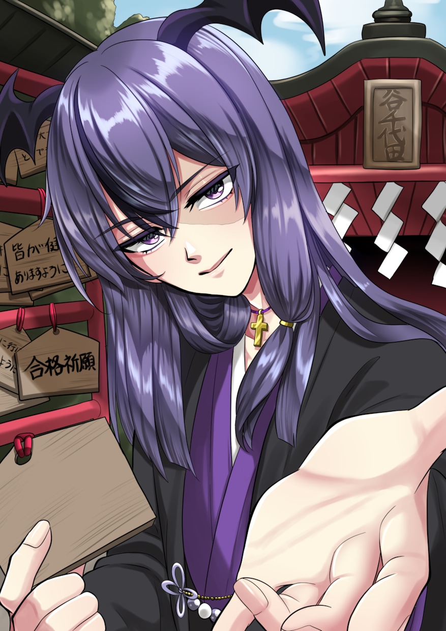 商用込 【キラキラな絵柄で1枚絵】描きます 白兎あわの絵柄で素敵な一枚絵を作成します イメージ10
