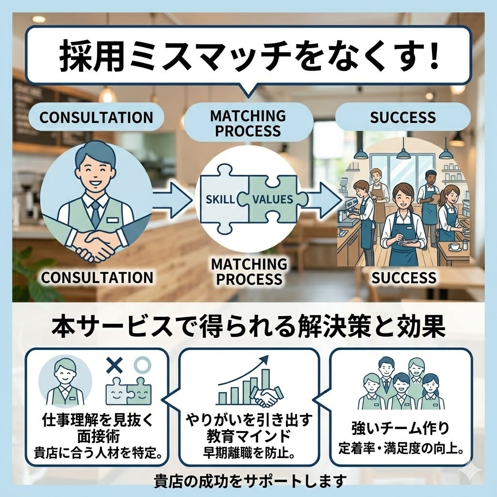 優秀なバイトを採用する極意教えます 「定着率アップ!ミスマッチをなくす、店長直伝の面接手法」 イメージ2