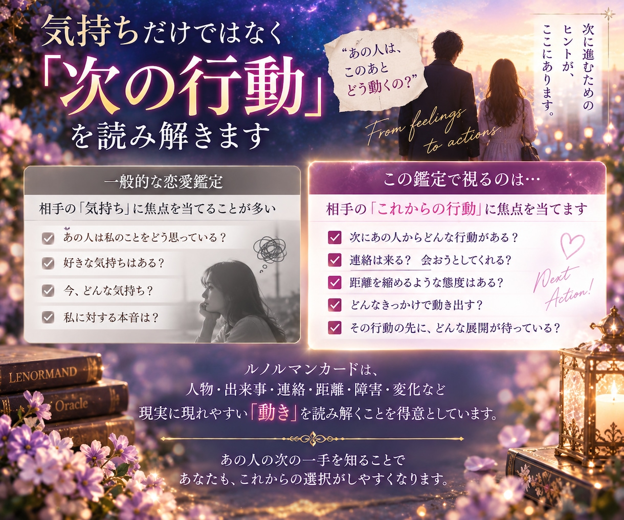 次にあの人から起こる「行動」を視ます 言葉だけでは分からない、あの人の次の一歩をお伝えします イメージ3
