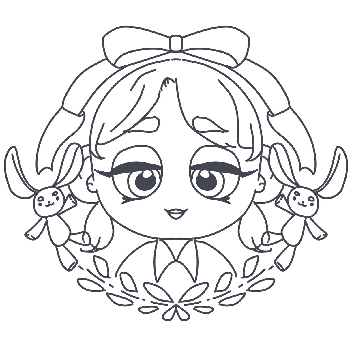 ポップで可愛い似顔絵をお作りします 手書き風andちびキャラ風イラストの似顔絵です♪ イメージ3