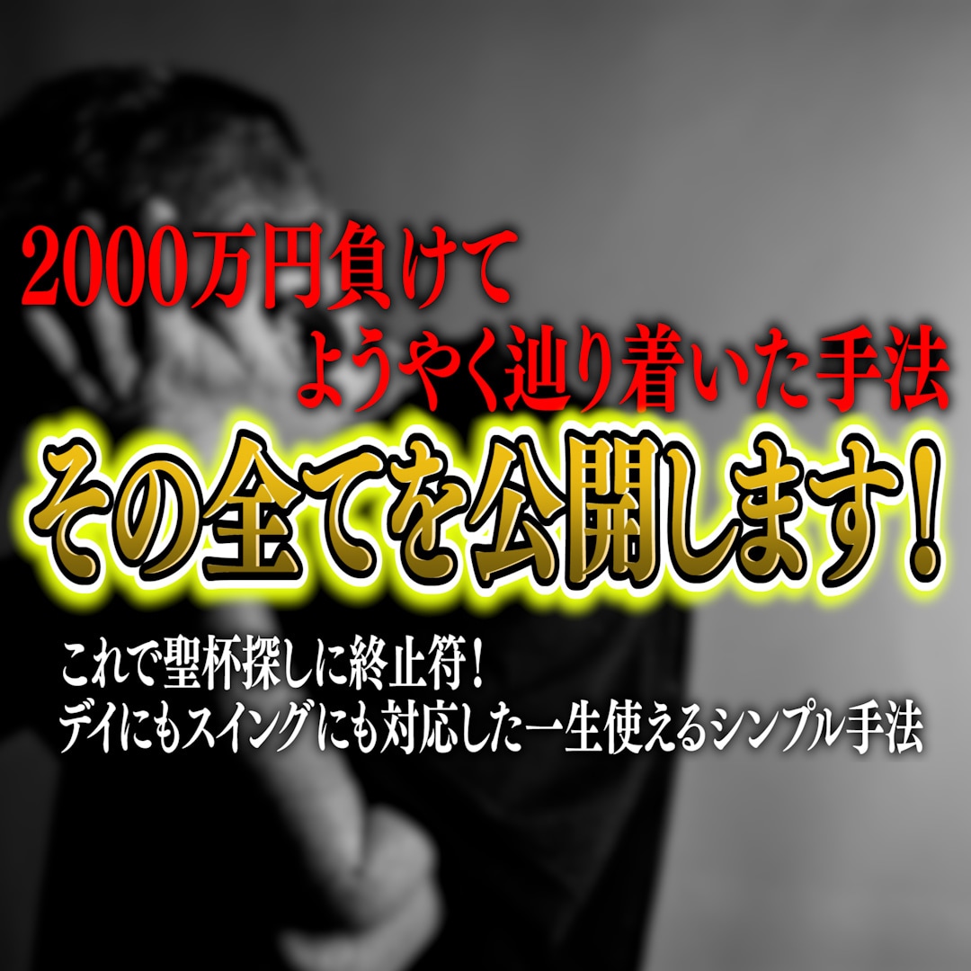 2000万円負けて辿り着いた究極のFX手法教えます これであなたも専業に！手法、資金管理その他全てを動画にて解説 イメージ2