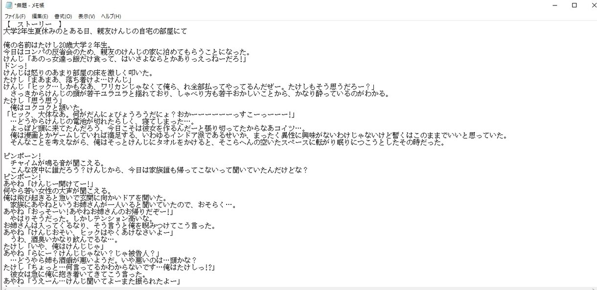貴方のキャラとプロットを元にラノベ風小説を書きます 数か月で約6万再生数を書いたシナリオを書きます イメージ2