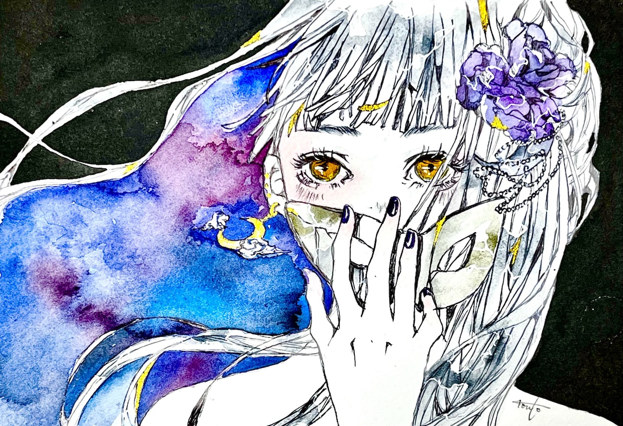 商用可⭐︎あなたの歌ってみたイラスト描きます 本家じゃなく、あなたのキャラを使ったイラストで歌いませんか？ イメージ1