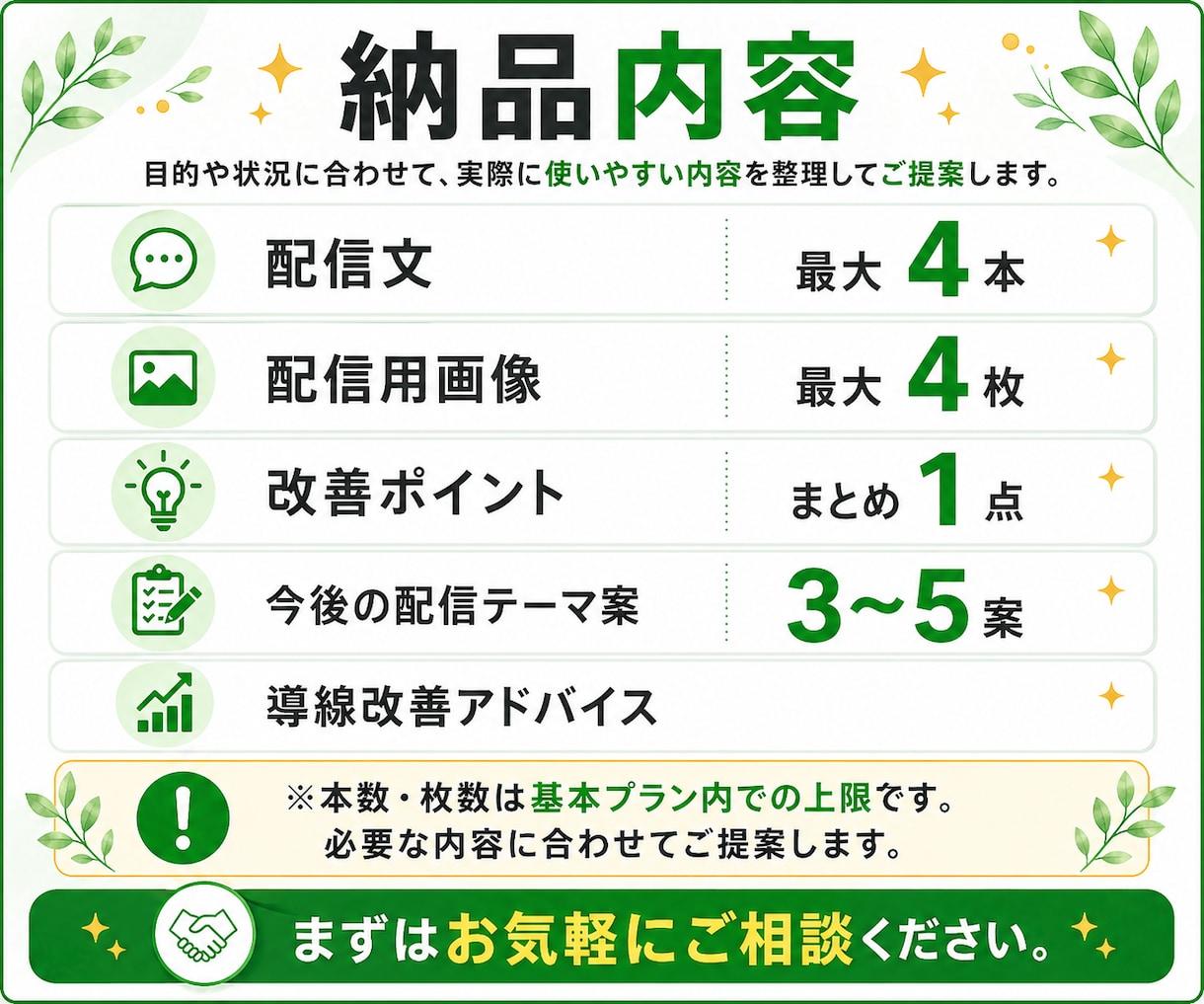 プロが改善！成約を生むLINE配信と導線設計します 配信が止まっている方必見！無理なく続けられる運用を提案します イメージ4