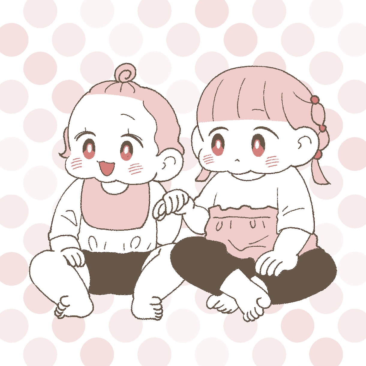ほんわか可愛い❣️お子様のSNSアイコンを描きます もちっと可愛い、癒されるSNSアイコンをお作りします♡ イメージ1