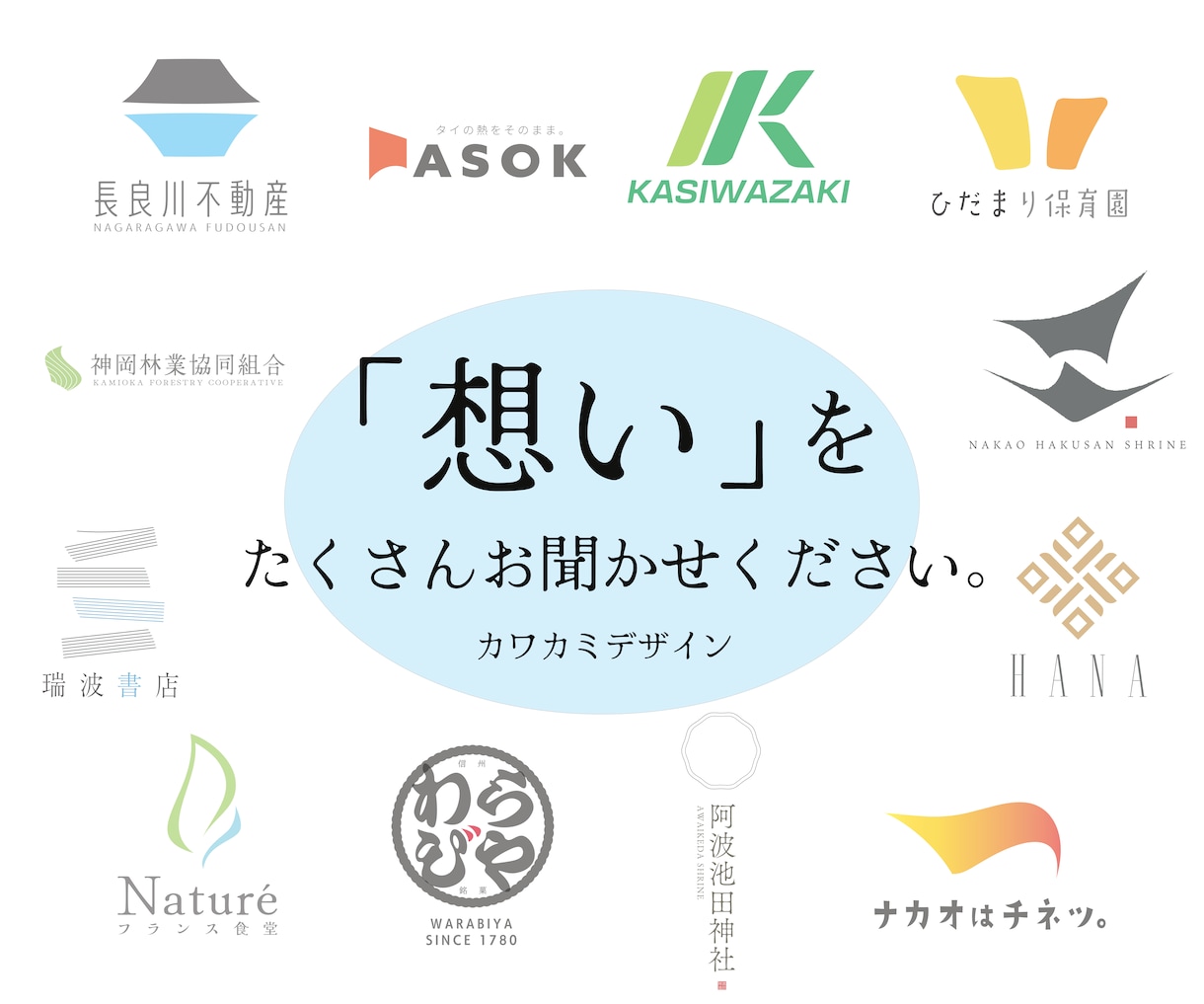 企業やお店の「想い」をシンプルなロゴにいたします 想いをカタチに。【修正何度でも無料】 イメージ5
