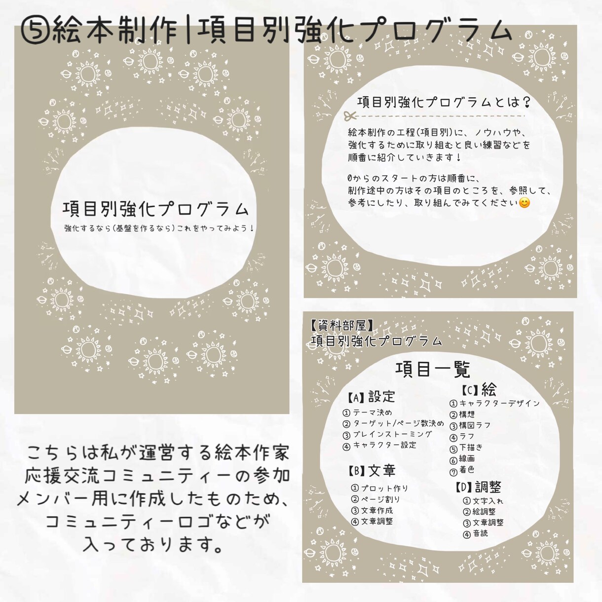 絵本作家がご希望に沿った応援マニュアルを提供します 絵本作家のサポートとなるマニュアルをお渡しする形式 イメージ6