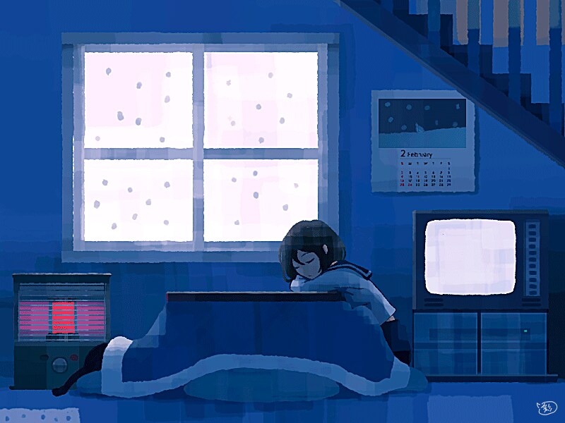 雰囲気のある背景付きのイラスト制作致します 雰囲気のある色彩、優しい絵柄でＣＤ、本の表紙等に最適 イメージ3