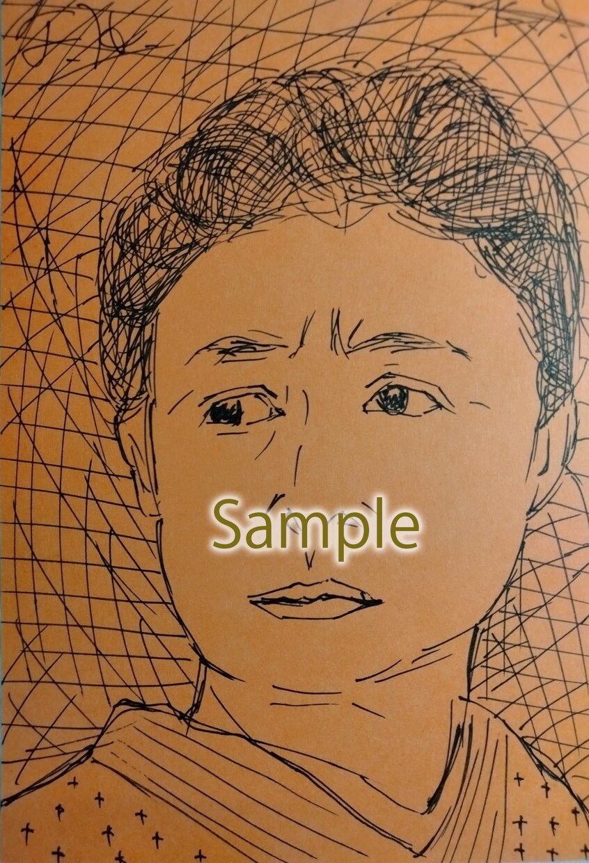 似顔絵・肖像画・デッサンの製作承ります 大切な人の個性を表現。永久保存版の肖像をお手元に。 イメージ7