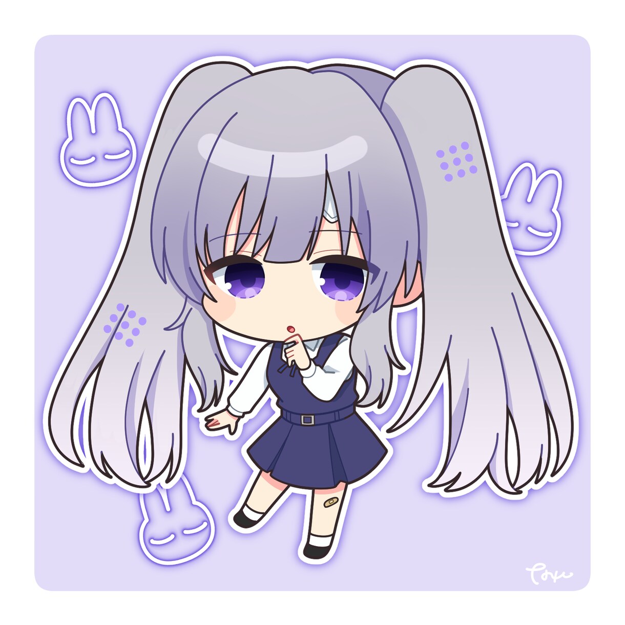 最短２日！ミニキャラ・デフォルメイラスト描きます 商用利用可◎表情差分も◎SNSアイコン・配信・グッズ等に！ イメージ8