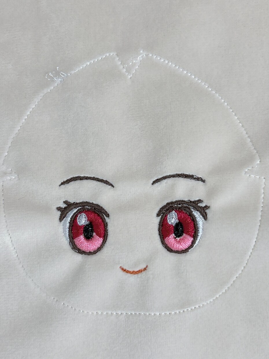 ぬいのお顔用ミシン刺繍データ作成いたします 刺繍ミシンでオリジナルのお顔を作りたい方に！ イメージ4