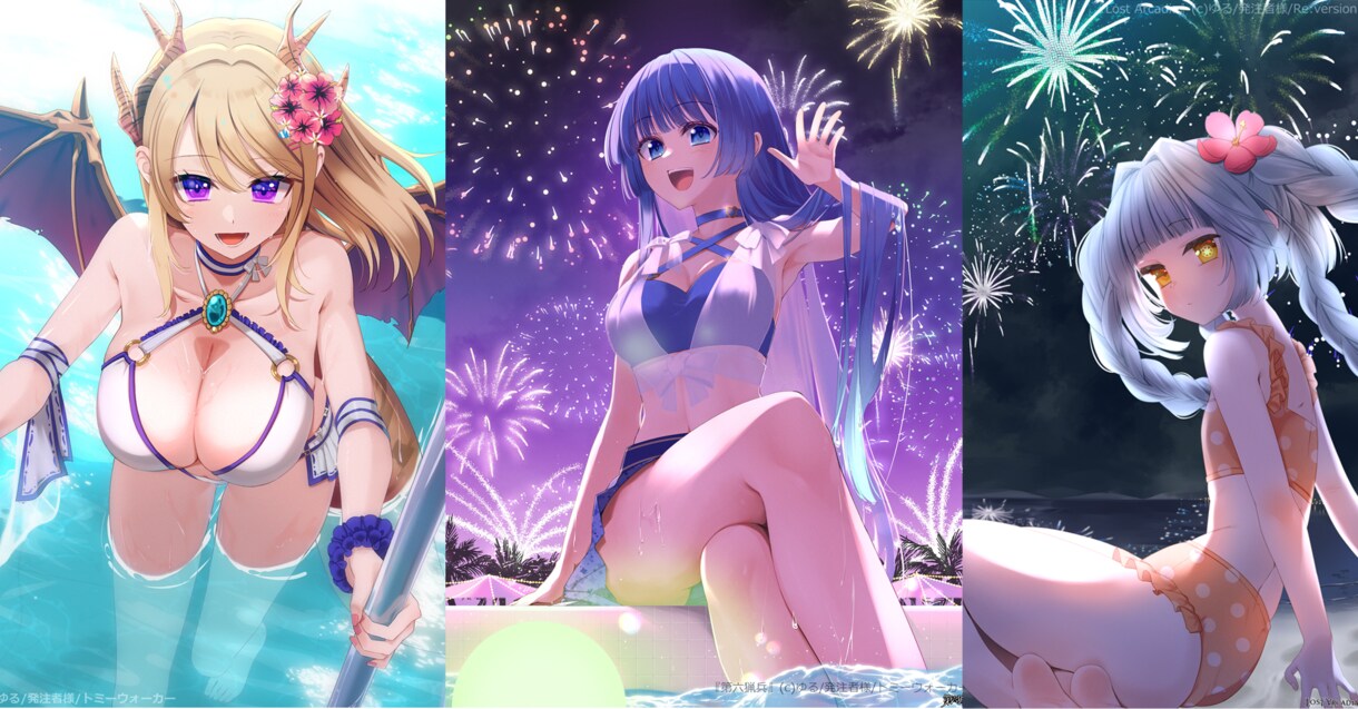 あなたの「うちの子」ピンナップ作成します MVや壁紙に！VTuberさん大歓迎！！ イメージ6