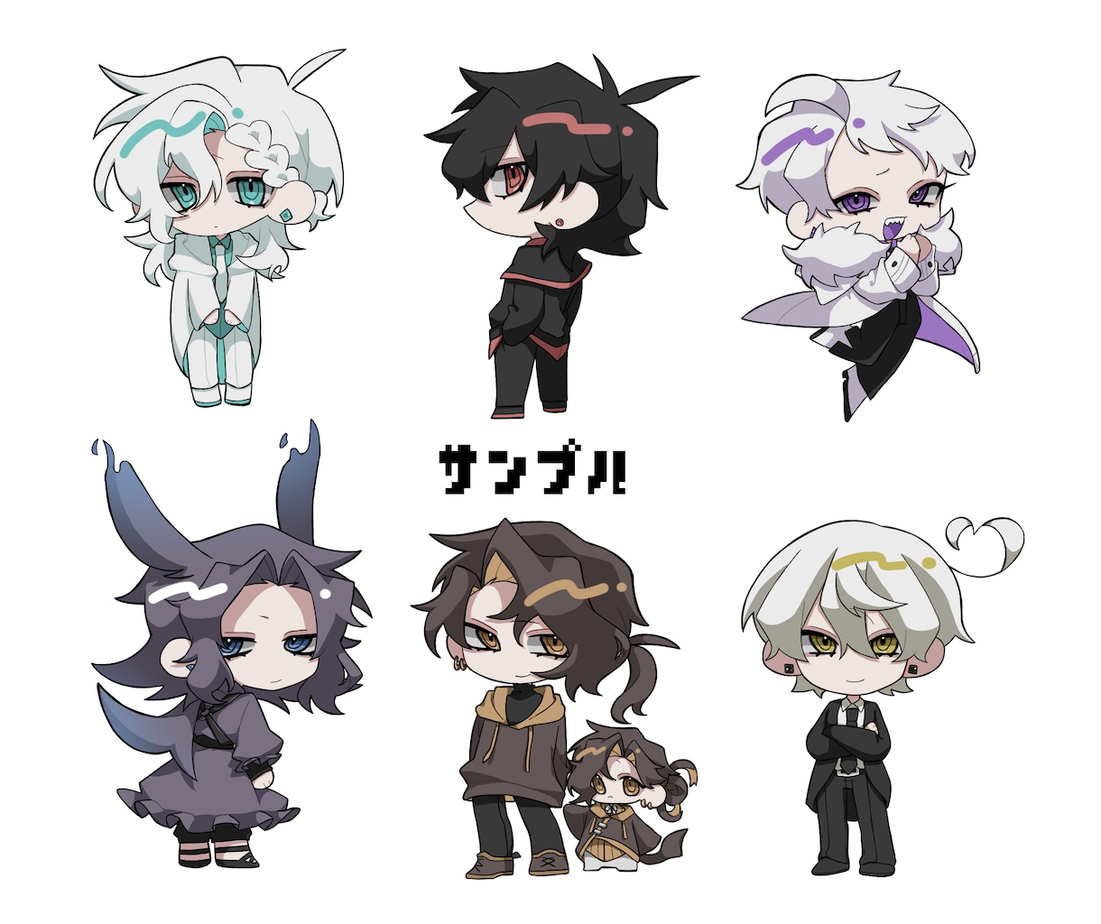 ポップで可愛いミニキャライラストを描きます あなただけのグッズやアイコンイラスト！ イメージ2
