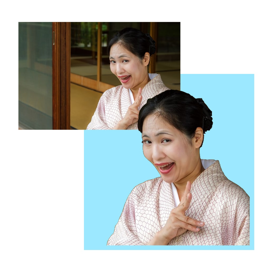 トリミングをお写真から人物や特定の物を切り抜きます お手軽ご依頼！丁寧作業！納期のご相談も承ります イメージ2