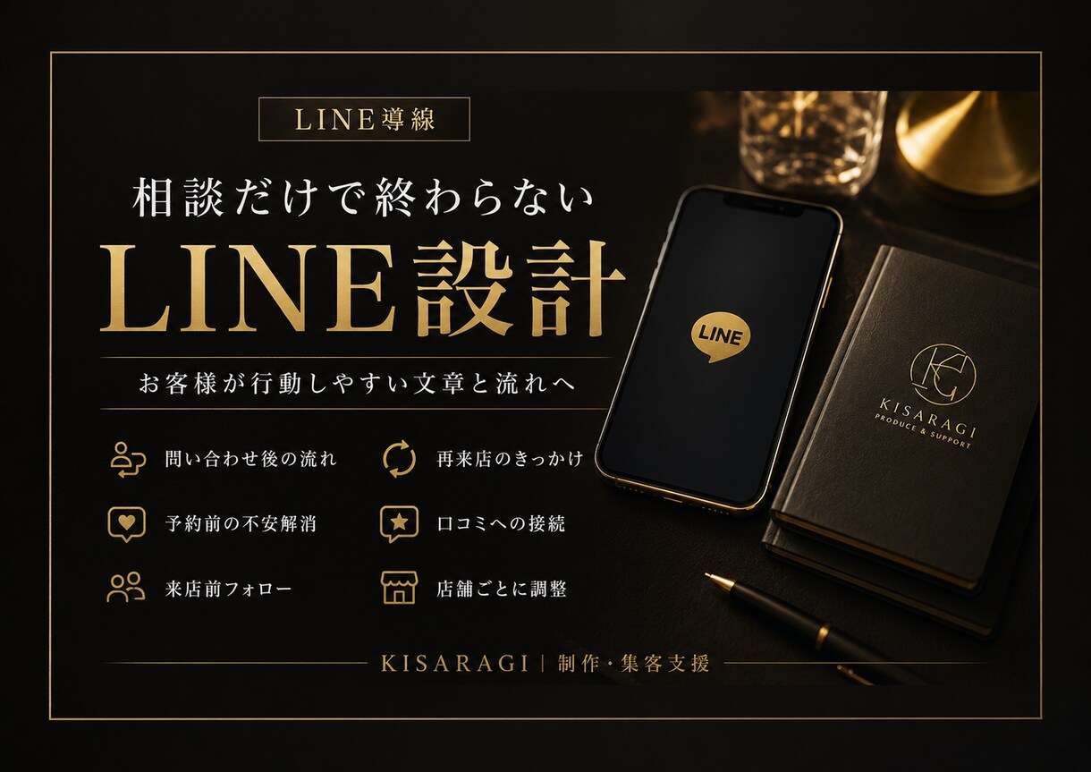 店舗向けLINE予約導線を作成します 返信文・予約案内・再来店文まで整理 イメージ4