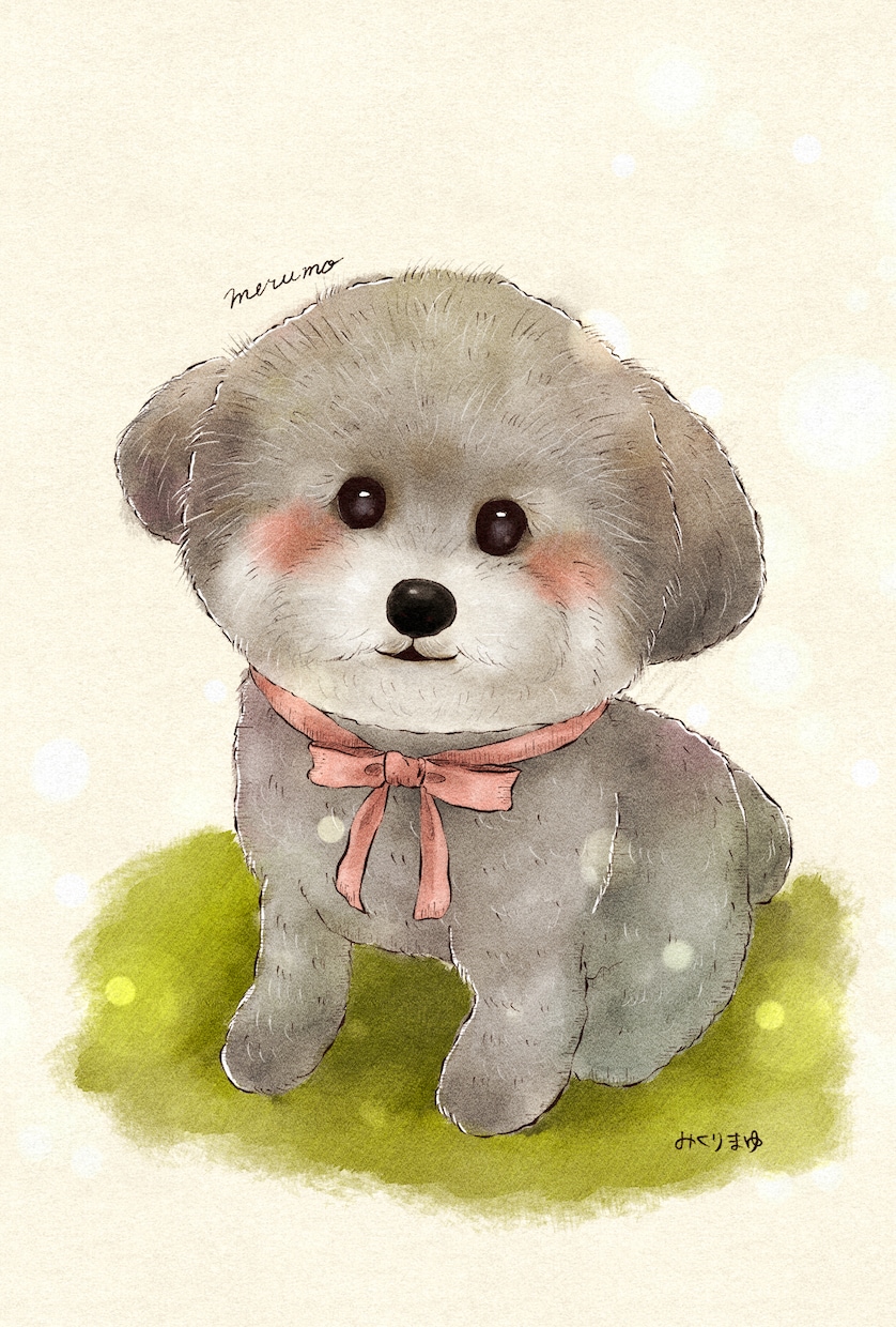 大切なペットをやさしい絵本風イラストにします あなたの大切な家族を、やわらかく温かみのあるイラストに。 イメージ2
